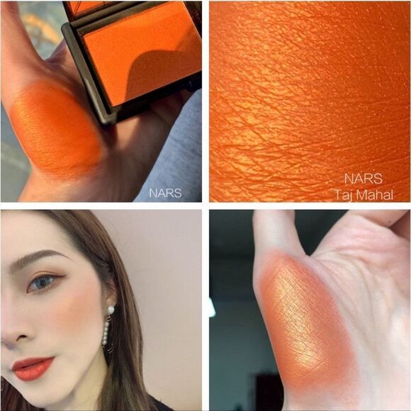 NARS Blush in Taj Mahal (Radiant Burnt Orange With Golden Shimmer) - Picture 7 of 12
